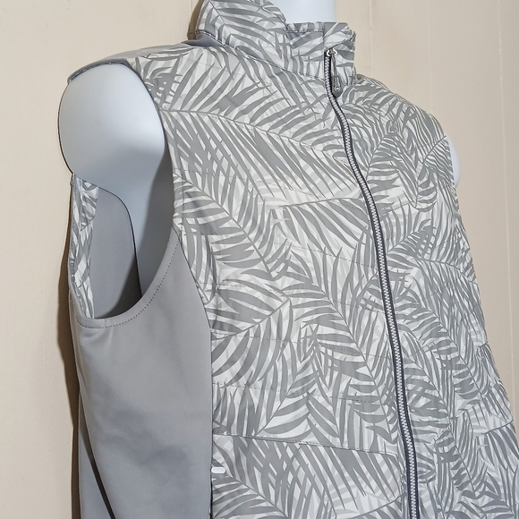 Peter Millar Crown Sport Hyperlight Fuse Elite Quilted Gray Golf Vest Jacket NEW - Picture 10 of 16